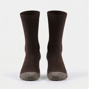 High Top Basketball <b>Socks</b> Mid Calf Thickened Towel Bottom Men Sports Breathable Cushion Athletic Durable Customized Color Pair - Product Image 1