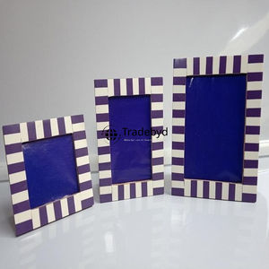 Marco de Fotos de Lujo Hecho a Mano con Incrustaciones de Hueso y Acabado Brillante, Decoración Premium de Tradebyd - Product Image 2