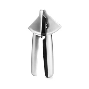Spremiaglio doppio in acciaio inossidabile, utensile da cucina manuale per tritare l'aglio - Product Image 3
