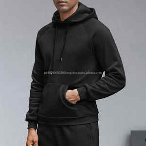 Sweat-shirt à capuche personnalisé de haute qualité pour homme, coupe classique, poche, cordon de serrage, tissu tricoté doux, sweat-shirt décontracté pour homme - Product Image 2