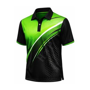 Golf Sportswear Manufacturer Sublimation Custom Golf Shirts Short Sleeve Jersey Custom Printed Dry Fit Golf Shirts - Product Image 3