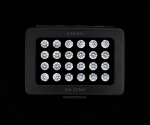 Diamantes cultivados en laboratorio, corte redondo suelto de 2.1-2.5 mm, diamantes cultivados en laboratorio CVD-HPHT, diamantes blancos creados en laboratorio para joyería al por mayor. - Product Image 1
