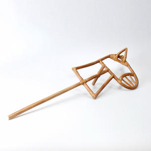 Natural Wooden Rattan <b>Hobby</b> <b>Horse</b> Stick Stable Wood Easy Ride <b>Jumping</b> <b>Horses</b> With Classic Design - Product Image 3