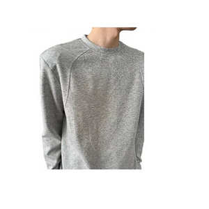 Sweat-shirt personnalisé épais et respirant, pull-over classique, couleur unie, vêtement décontracté, manches longues, sweat-shirt pour homme - Product Image 1
