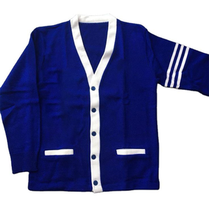 Custom University <b>Cardigan</b> <b>Women</b> Oversized Greek Life Knitted <b>Sweater</b> Collegiate Sorority Fraternity College School Wear OEM ODM - Product Image 1