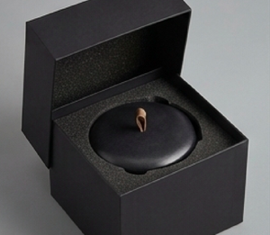 Conteneur de rangement élégant en noir doré avec un design élégant en relief diamanté, parfait pour la décoration intérieure et les ustensiles de cuisine d'hôtel - Product Image 6