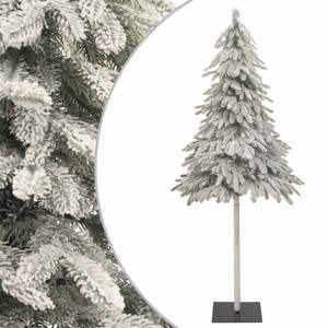 Sapin de Noël artificiel en polyéthylène blanc de 82,7 pouces de hauteur - Product Image 1