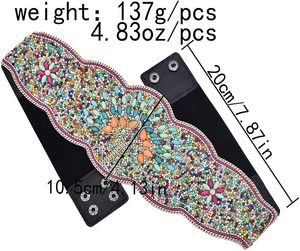 Ceinture élégante faite à la main, légère et brodée pour femmes, art floral traditionnel, design personnalisable, finition haut de gamme, AALIYAN IMPEX - Product Image 5
