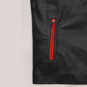 Blouson en cuir personnalisé pour moto 2026 pour homme – Design élégant, durable, imperméable et respirant pour un usage décontracté - Product Image 4