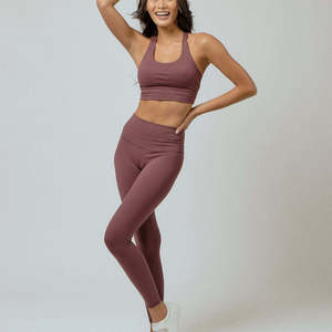 Conjunto de Yoga para Mujer, Tallas Grandes, Transpirable, Ligero, de Secado Rápido, 100% Algodón, Precio al por Mayor, Nuevo Diseño, Personalizable - Product Image 2