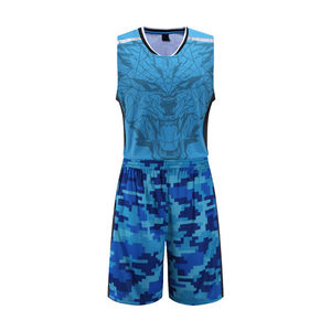 Maillot de basketball homme grande taille personnalisé imprimé 100 % polyester, blocs de couleur, sublimé, respirant, tissu doux et résistant - Product Image 2