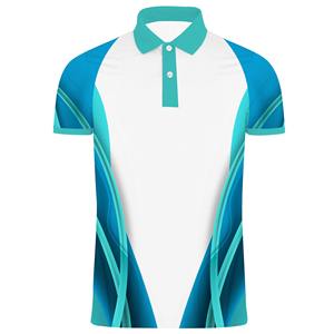 Camiseta Deportiva de Golf de Manga Corta para Hombre, de Poliéster Tejido, con Impresión por Sublimación Personalizada de Alta Calidad, de Secado Rápido y Antiarrugas - Product Image 6