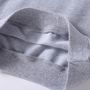 Sweat-shirt d'hiver pour enfants, gris, à épaules tombantes, surdimensionné, doux, léger, chaud, 100% coton, double couture - Product Image 6