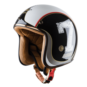 หมวกกันน็อคเวียดนาม ยี่ห้อ Royal Helmet รุ่น M20 สไตล์เรโทร แบบเปิดหน้า ดีไซน์กราฟิกคุณภาพสูง วัสดุ ABS ขั้นสูง มาตรฐาน DOT ปลดเร็ว - Product Image 2