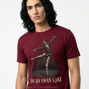 Camiseta Vintage Estética para Hombre, Diseño Personalizado de Zombie, Estampado Memento Mori, 100% Algodón, Camiseta de Alta Calidad Estilo Urbano - Product Image 2