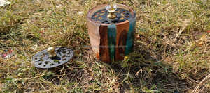 Brûleur à bakhoor en résine, artisanal de luxe, porte-encens moderne, design moderne, ramadan, eid - Product Image 5