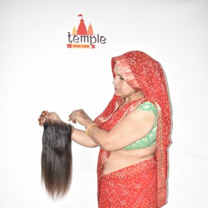 Extensions de cheveux humains Remy 100% naturels, couleur naturelle, closure HD indienne 6*6, double trame, traitement ondulé, sans traitement à la machine, mèches à tisser - Product Image 1