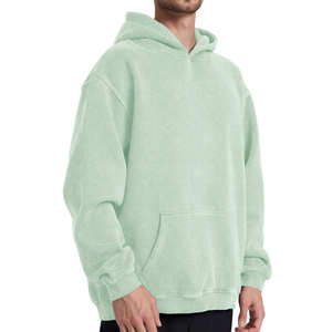 Sweat-shirts en polaire pour hommes avec tissu respirant à séchage rapide, logo personnalisé, poche intégrée, 100% coton, style streetwear - Product Image 2
