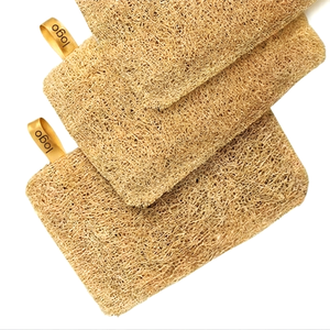 Restaurant Loofah Dish Sponge Natural Plant Fiber Kitchen Cleaning Pad Reusable Dish Scrubber for Commercial Kitchen Supplies - Product Image 1