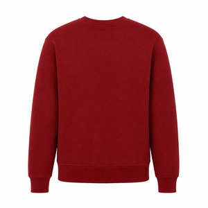 เสื้อสเวตเชิ้ตปักลายเดลต้า คอกลมสำหรับผู้หญิง สีแดงเข้ม 1913 ดีไซน์ลายตัวอักษรที่แขนเสื้อ ผ้าฝ้ายสำหรับฤดูใบไม้ร่วง เสื้อสเวตเชิ้ตคอเต่า - Product Image 4