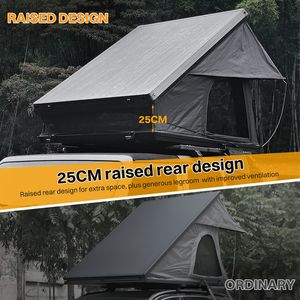 2-3 persona Hardshell tetto superiore tenda per Van Jeep SUV camion via terra campeggio con scala per auto uso sul tetto - Product Image 6