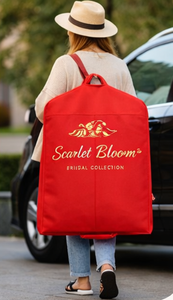 Wholesale Custom logo Natural Cotton Eco Friendly <b>Zip</b> Lock Hanging Suit Cover Muslin Garment Bag with Ribbon Handle - Product Image 2
