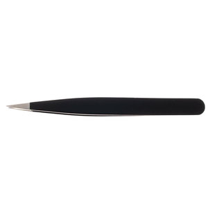 Pince à épiler professionnelle à pointe fine en acier inoxydable, outil de beauté de précision pour l'épilation des sourcils et des éclats cutanés, logo personnalisé OEM - Product Image 2