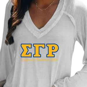 Camiseta Casual con Cuello en V, Estampada y con Parches, Manga Corta, Top Moderno, Cómodo para Uso Diario, Ropa Casual Elegante, Estampado Personalizado - Product Image 2