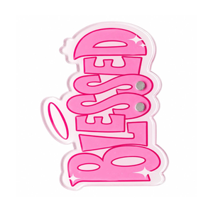 แผ่นอะคริลิคสีชมพูสำหรับต่อขนตา ดีไซน์สวยงามน่ารัก  รับสกรีนโลโก้ตามสั่ง - Product Image 4
