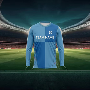 Latest Design Adult Men's Fully Sublimation Long Sleeve T-<b>Shirt</b> V Neck Plus Size Quick Dry Breathable <b>100</b>% <b>Polyester</b> T <b>Shirt</b> - Product Image 6