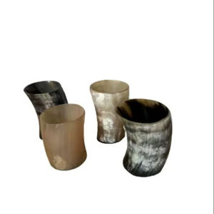 Verre à boire en corne de buffle, tasse viking, verre artisanal, accessoires écologiques pour boissons - Product Image 1