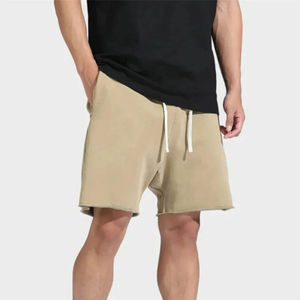 Pantalones Cortos de Algodón Terry con Lavado Ácido para Hombre Kivotech, de Algodón Grueso, Estilo Holgado, Cintura Media, Ropa Urbana, Lavado Vintage, Tallas Grandes - Product Image 5