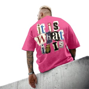 T-shirts pour hommes de qualité supérieure, nouvelle mode, design imprimé, légers, style streetwear, effet délavé, en vente - Product Image 2