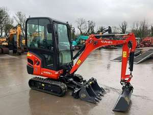 Miniexcavadora KUBOTA KX016-4 de Buena Calidad, 2.5 Toneladas, Diésel, Hidráulica, Microexcavadora - Product Image 4