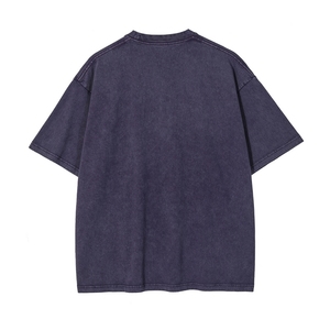 เสื้อยืดผู้ชายทรงโอเวอร์ไซส์ ผ้าเจอร์ซีย์คอตตอน 100% น้ำหนัก 220 กรัม ปักลายแอพพลิเคแฟชั่น สไตล์วินเทจ ซักแล้ว ทรงหลวม ไม่เป็นขุย รับสั่งทำ - Product Image 4