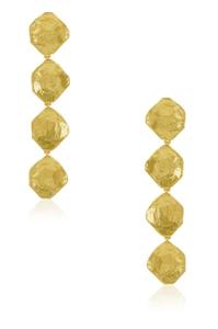 Boucles d'oreilles en laiton finition antique de qualité export pour femmes, bijoux ethniques traditionnels pour festivals, mariages et usage quotidien, en vente - Product Image 3