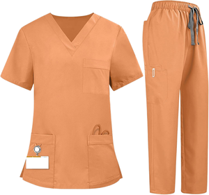 Uniformes de Hospital Cómodos y Lavables al por Mayor, Uniformes Médicos para Enfermeras, Conjunto de Blusa y Pantalones con Suministro de Ropa de Enfermería - Product Image 3