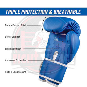 Guantes de Boxeo para Niños de 16 oz, de Alto Rendimiento, Duraderos, Ligeros, con Servicio OEM y ODM, para Entrenamiento de Artes Marciales - Product Image 4