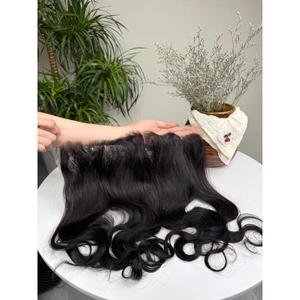 ผมเวียดนามแท้แบบ HD Undetectable 13x4 Frontal  แบบตรงธรรมชาติ สีดำ  ขายส่ง - Product Image 1