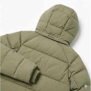 Custom Logo Men's Winter Puffer <b>Jacket</b> With Hood Quilted Bubble Coated High Quality Padded Warm Outerwear Windproof <b>Jacket</b> - Product Image 5