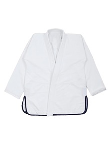 Pantalon de MMA blanc pour homme, 100 % coton, coupe classique, extensible, uniforme disponible à la vente en ligne à bas prix - Product Image 1