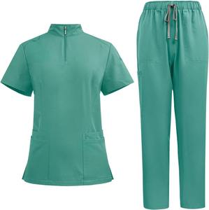 Tenues médicales confortables pour femmes et hommes, ensemble de blouses et pantalons médicaux, fabrication OEM disponible - Product Image 4