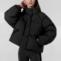 Blouson Bomber Matelassé Femme Nouvelle Collection avec Poches, Col Montant, Grande Taille, Chaud, Respirant, Tendance Streetwear, pour l'Hiver et l'Extérieur