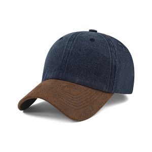 Gorra de béisbol deportiva de poliéster con logo personalizado, gorra de sol retro para hombre, estilo jersey de felpa suave, ideal para senderismo transfronterizo. - Product Image 3