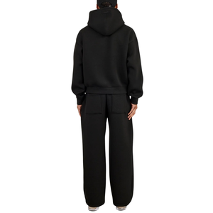Ensemble de survêtement décontracté pour homme : sweat à capuche ample et pantalon à jambe droite avec ourlet ouvert, taille élastique, manches longues - Product Image 2