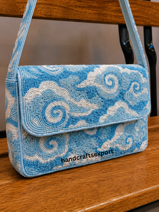 Sac à bandoulière perlé de luxe professionnel, léger, résistant, écologique, fait main, tendance, pour femme, vente en gros |   Personnalisé - Product Image 3