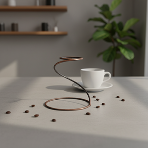 ชั้นวางดริปเปอร์กาแฟโลหะคุณภาพพรีเมียม รุ่น 3009447L ชุบทองแดง - Product Image 5