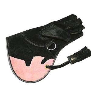 Guantes de Cetrería de Cuero Natural Duradero de Varias Capas, Gran Protección para la Mano Izquierda, en Oferta - Product Image 1