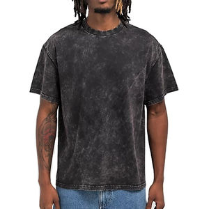 T-shirt vintage personnalisé Glory Zone 230g 250g, T-shirt oversize homme délavé à l'acide, impression DTG, streetwear, T-shirt délavé à l'acide 2026 - Product Image 1