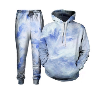 Men's Sublimation Outdoor Tracksuit <b>Lightweight</b> Hooded Fleece Breathable Casual Sportswear Tapered <b>Joggers</b> 2026 - Product Image 6